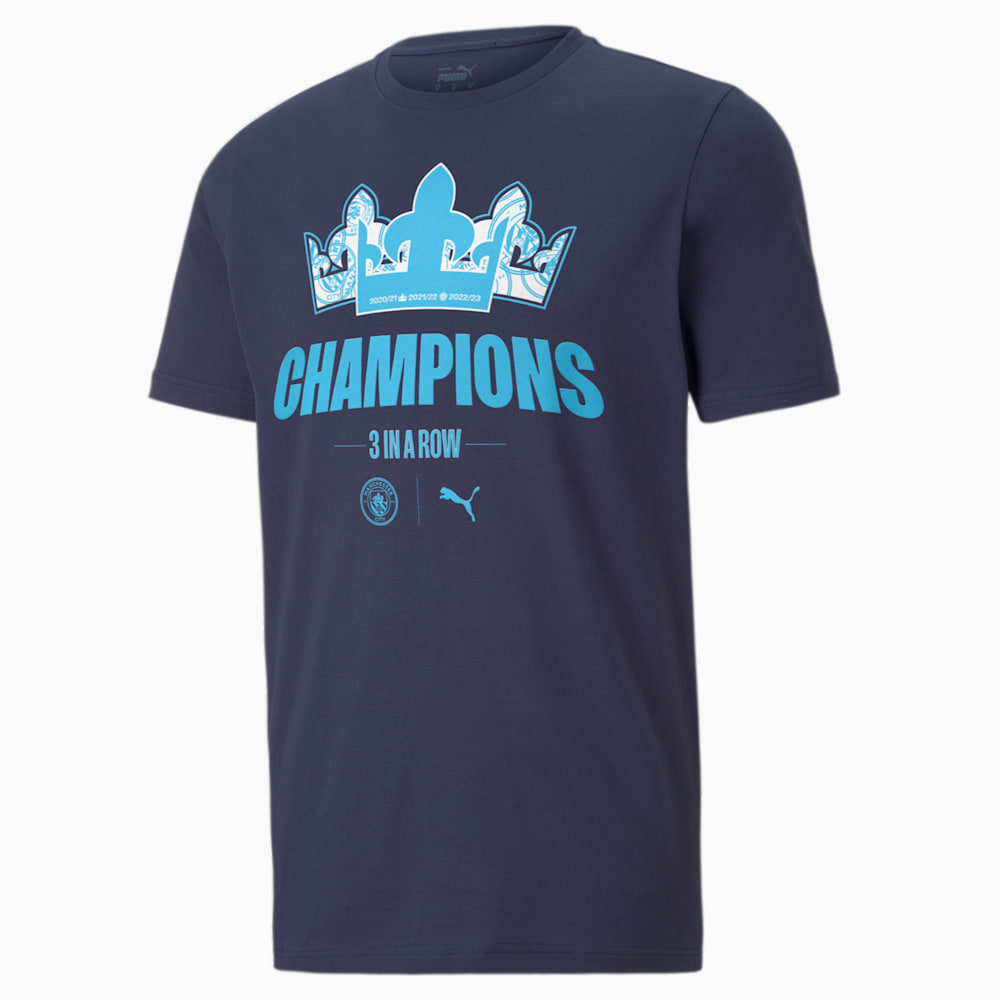 Puma Manchester City 22/23 League Champions Tee - Navy