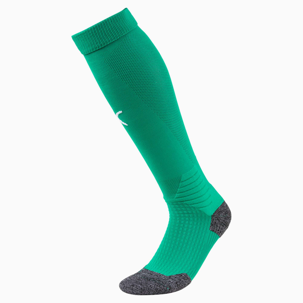 Puma Liga Soccer Socks [1 Pair] - Pepper Green-White