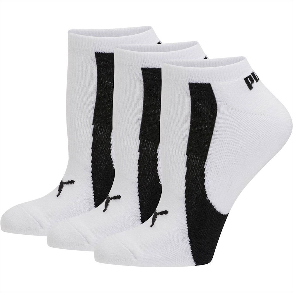 Puma No Show Socks [3 Pairs] - white-black