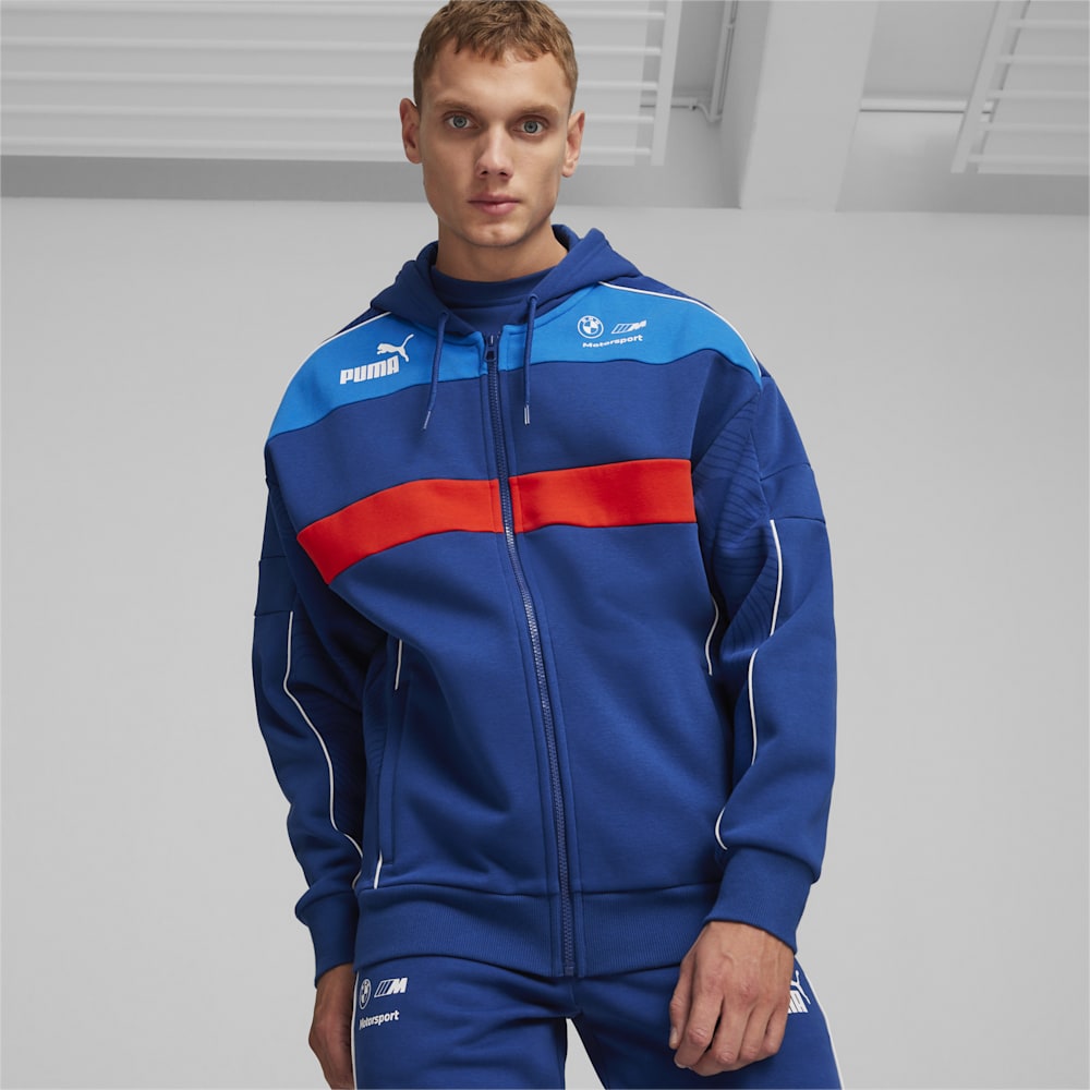 Puma BMW M Motorsport SDS Motorsports Hooded Sweat Jacket - Pro Blue-M Color