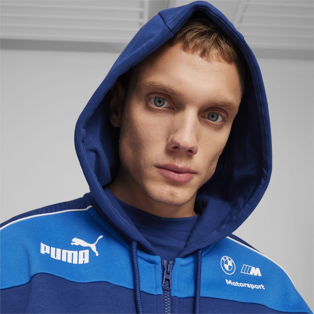 Puma BMW M Motorsport SDS Motorsports Hooded Sweat Jacket - Pro Blue-M Color