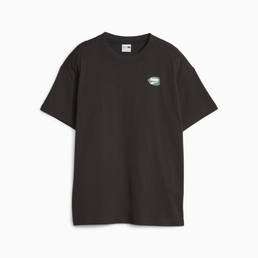 Puma Downtown Kids Graphic Tee - Black