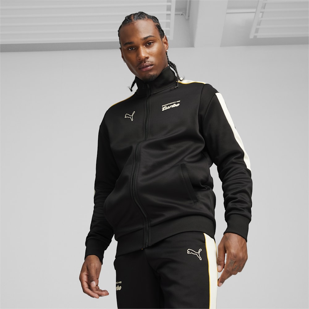 Puma Porsche Legacy MT7 Motorsport Track Jacket - Black