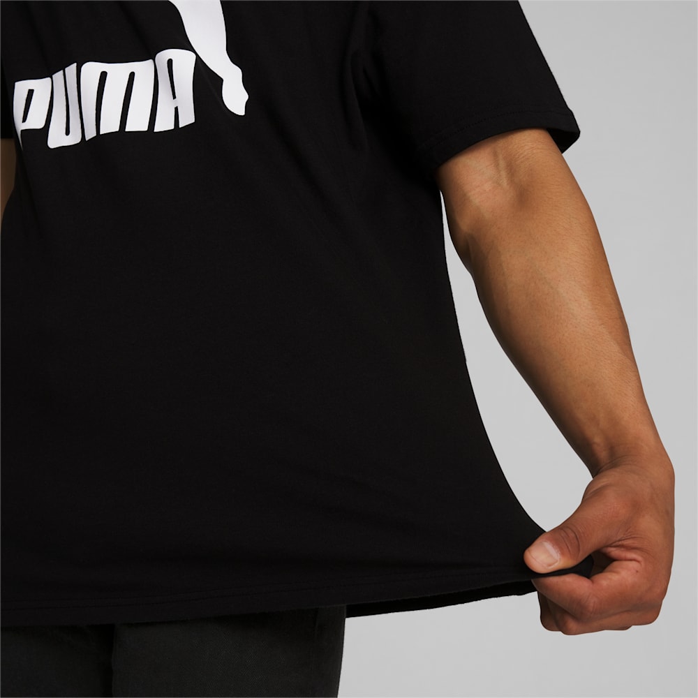 Puma Classics Logo Tee - Black-White