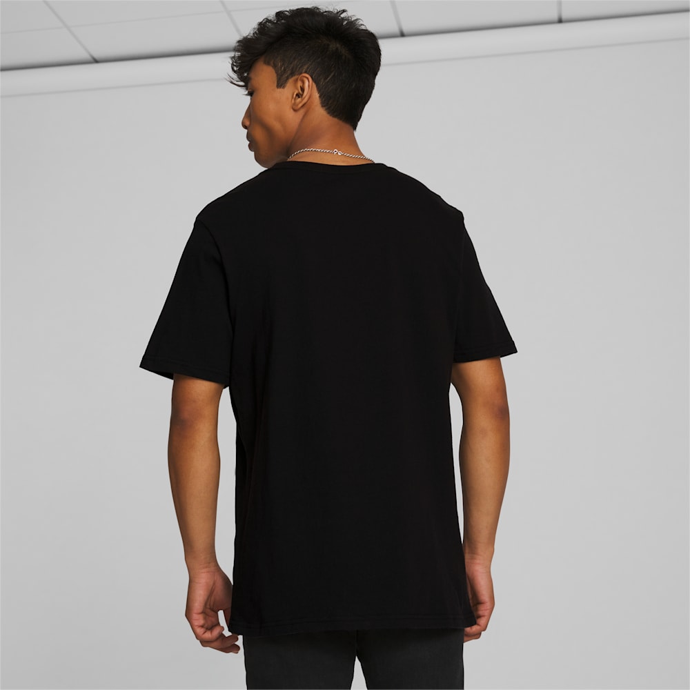 Puma Classics Logo Tee - Black-White