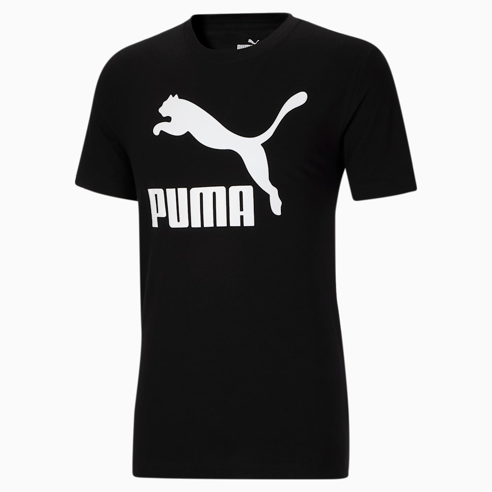 Puma Classics Logo Tee - Black-White