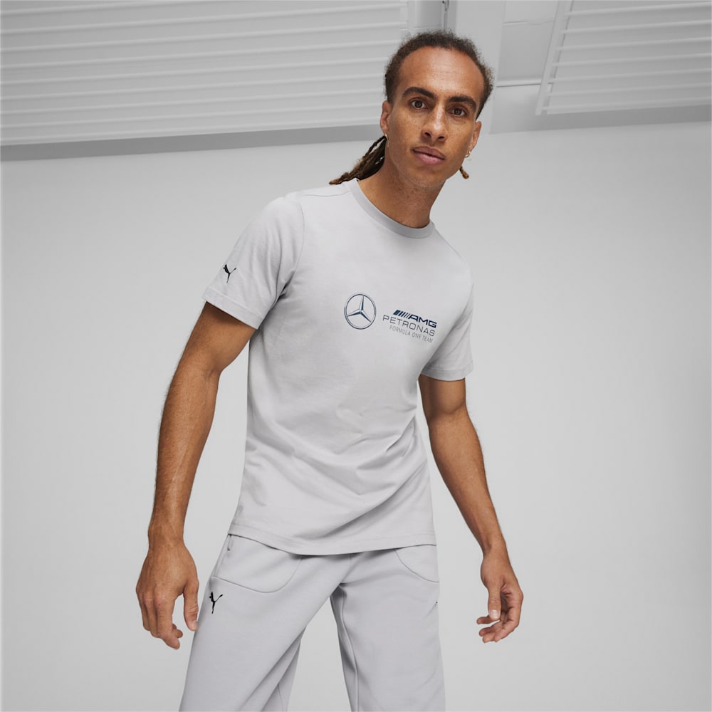 Puma Mercedes AMG-Petronas F1® Motorsport Logo Tee - Team Silver