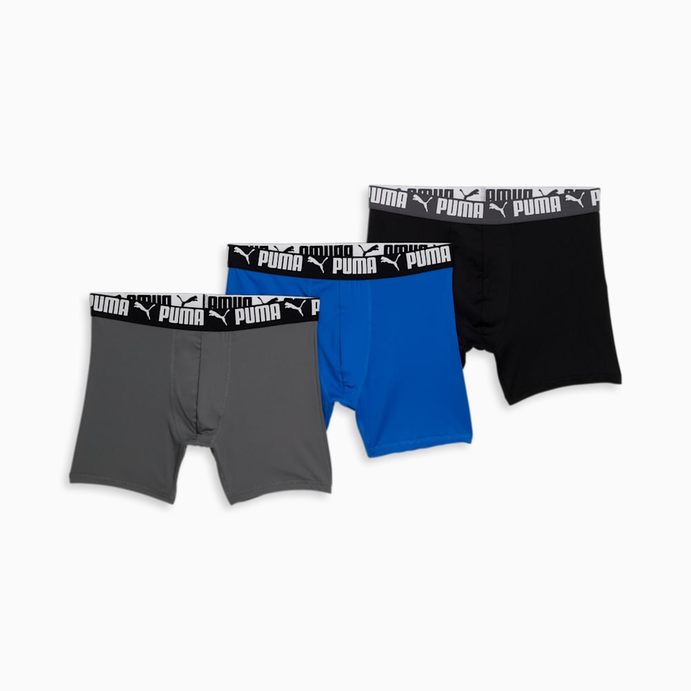 Puma Athletic Boxer Briefs (3 Pack) - BRIGHT BLUE