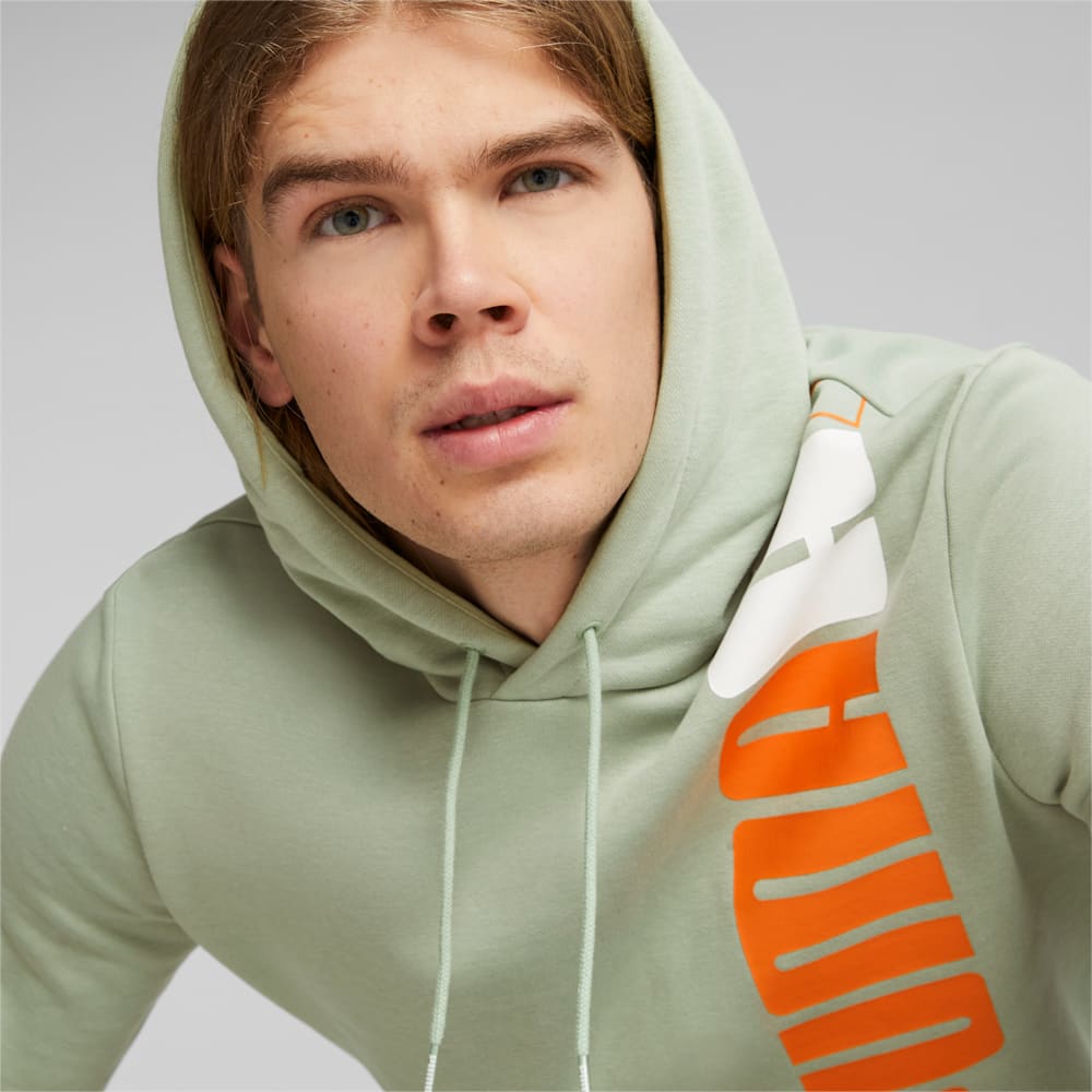 Puma ESS+ LOGO LAB Hoodie - Green Fog