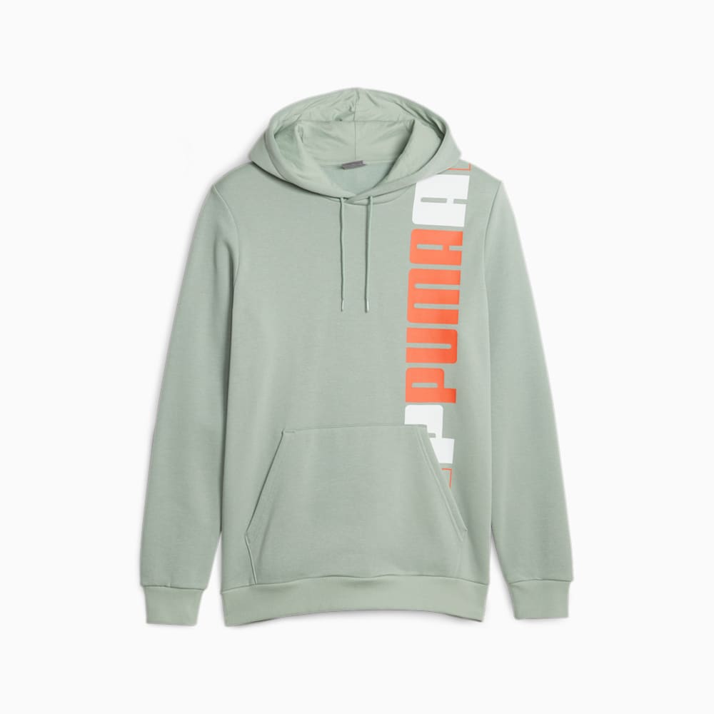 Puma ESS+ LOGO LAB Hoodie - Green Fog