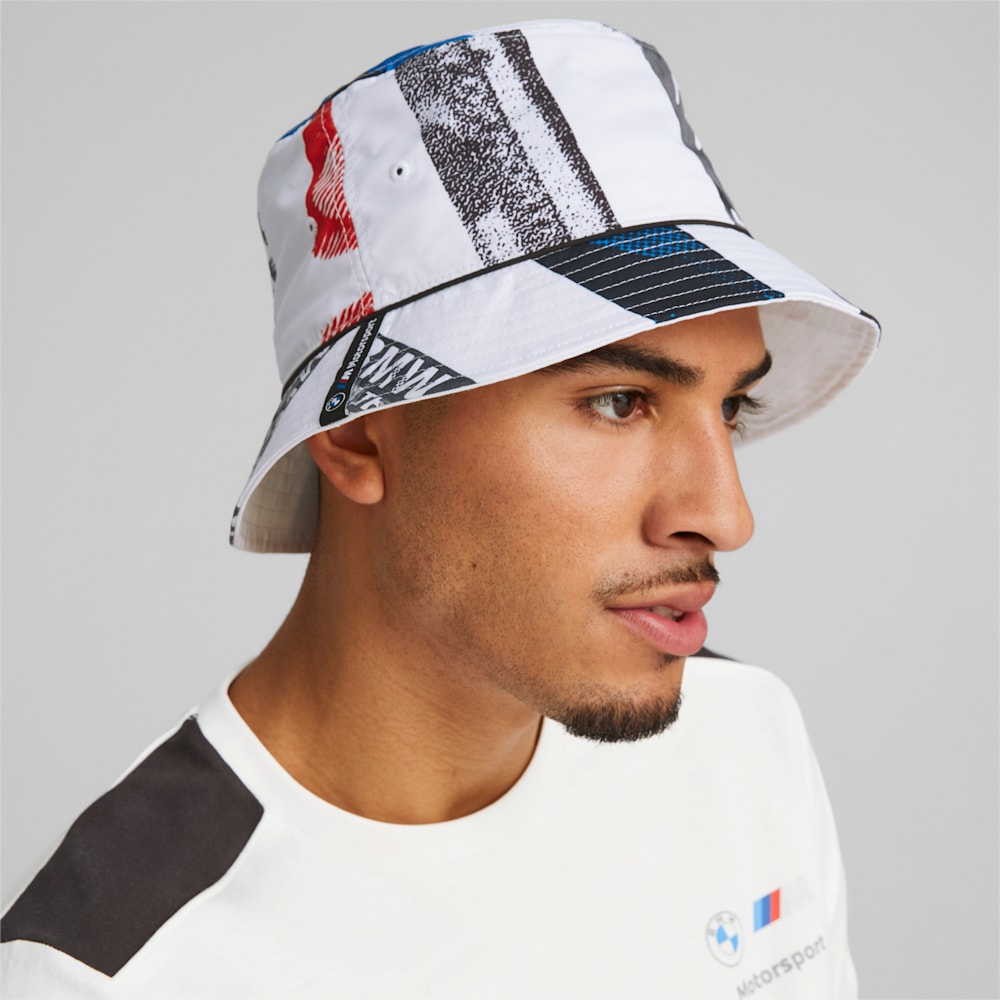 Puma BMW M Motorsport Bucket Hat - White-AOP