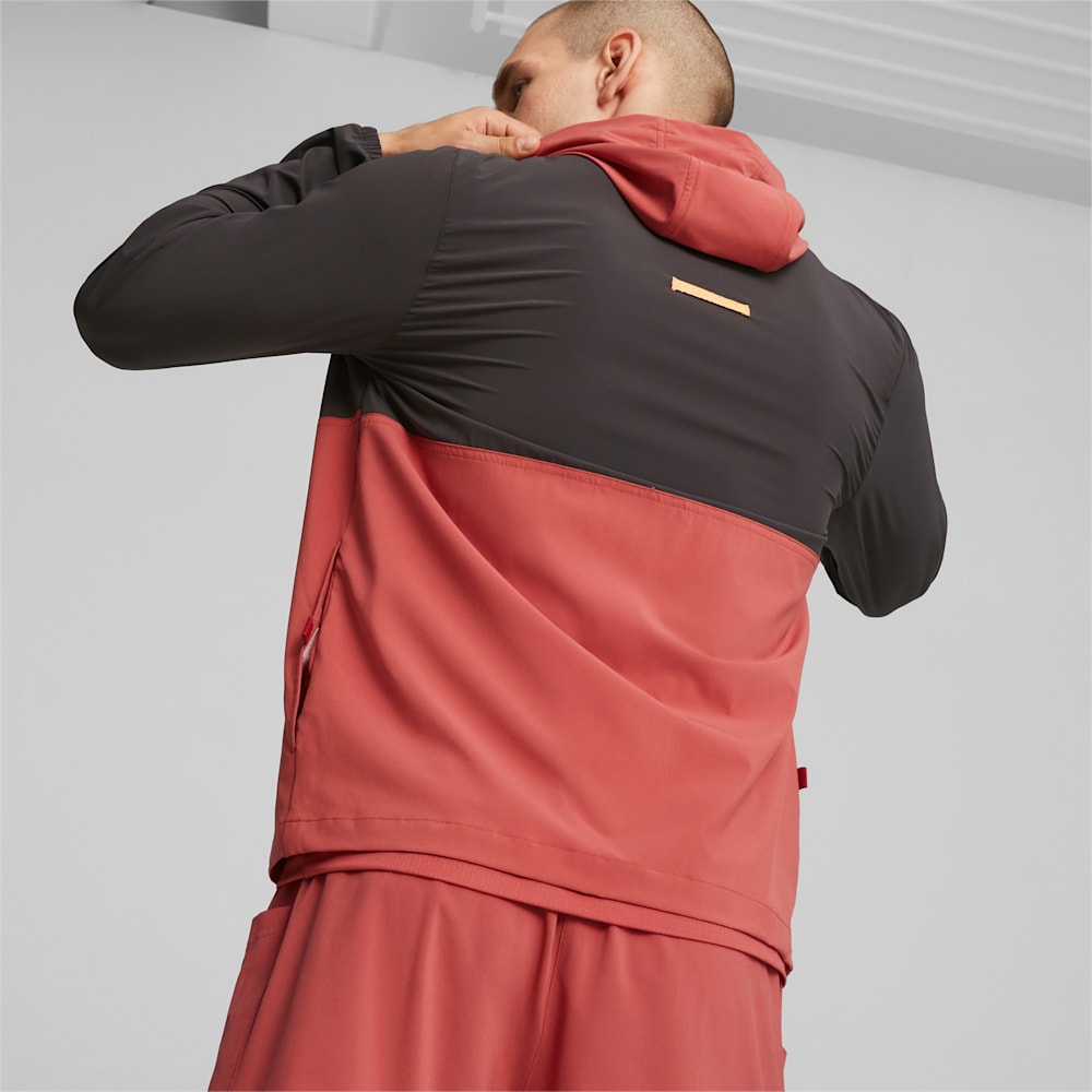 Puma x FIRST MILE Running Jacket - Black-Astro Red