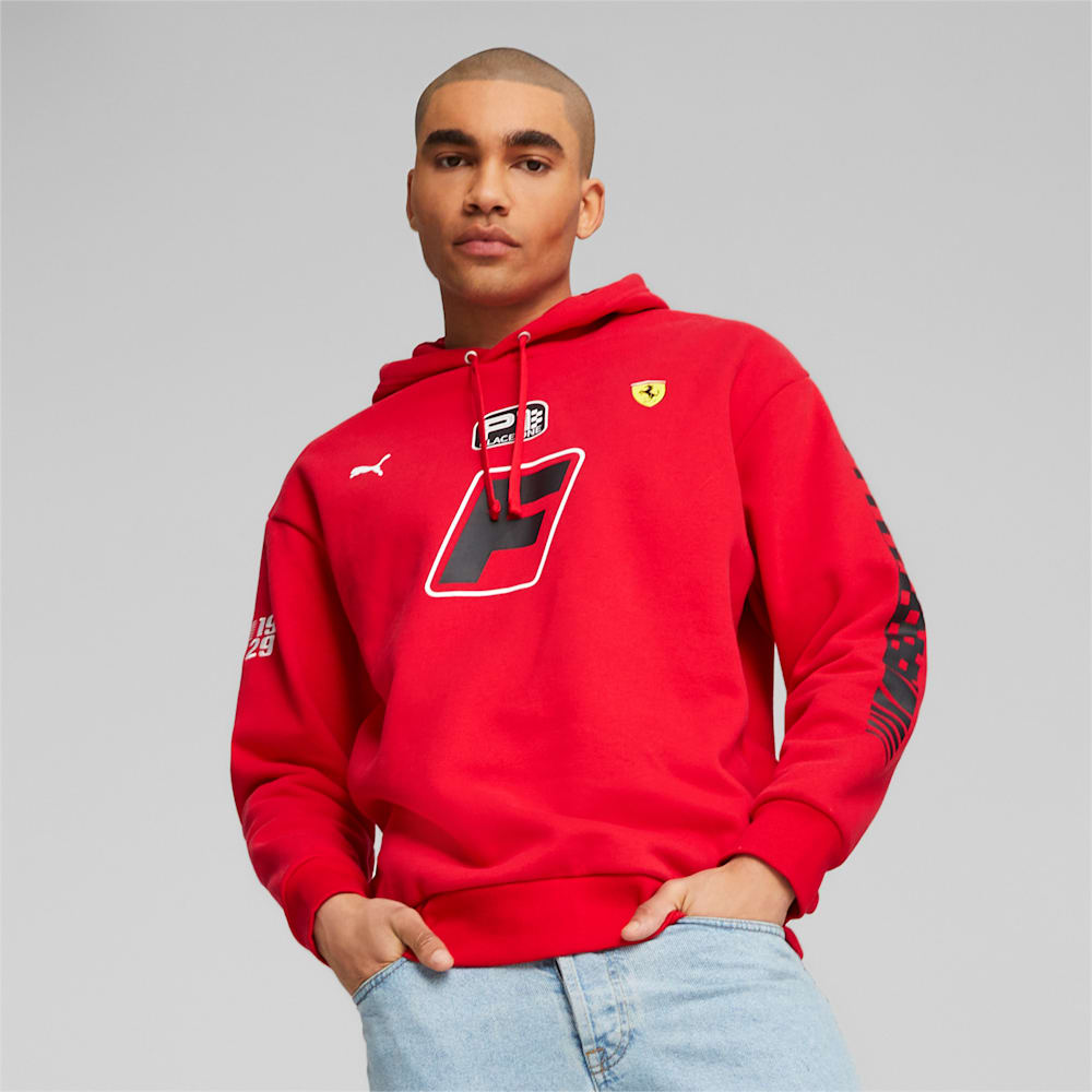 Puma Scuderia Ferrari Race Garage Crews Hoodie - Rosso Corsa