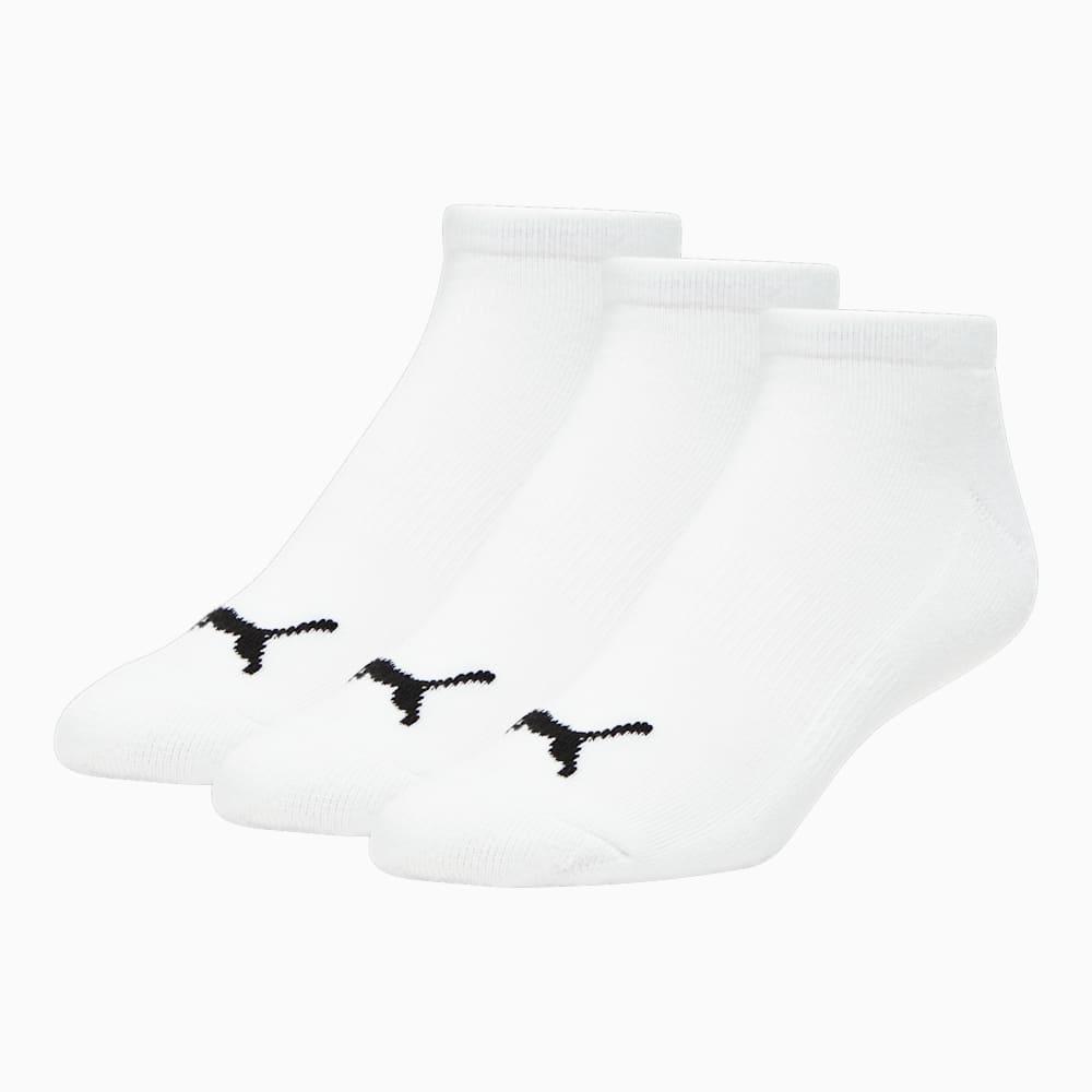 Puma Half-Terry Low Cut Socks (3 Pack) - WHITE TRADITIONAL