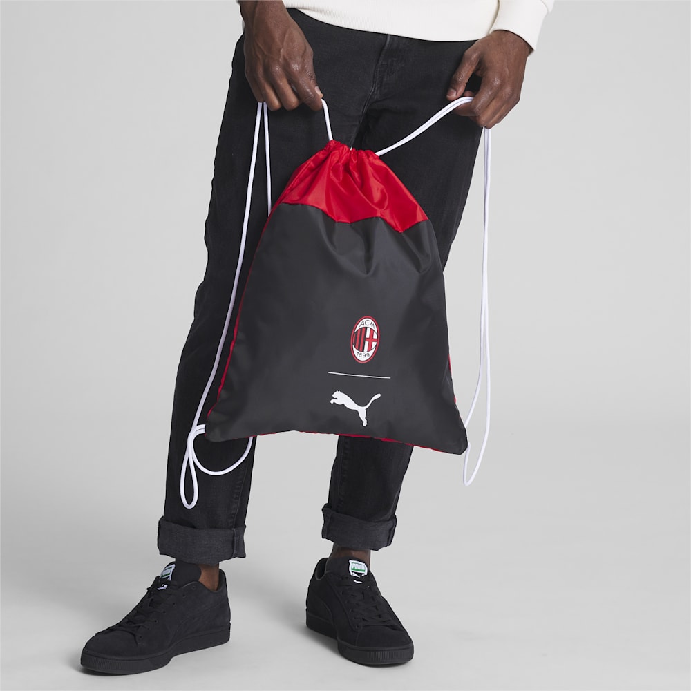 Puma A.C. Milan Fan Gym Sack - Black-For All Time Red