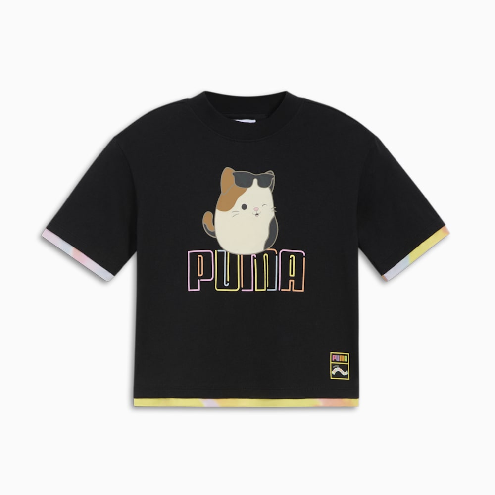 Puma PUMA x SQUISHMALLOWS Little Kids Cam Tee - BLACK