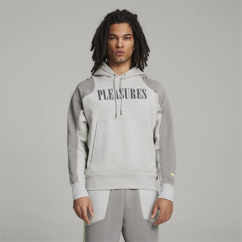 Puma x PLEASURES Hoodie - Light Gray Heather