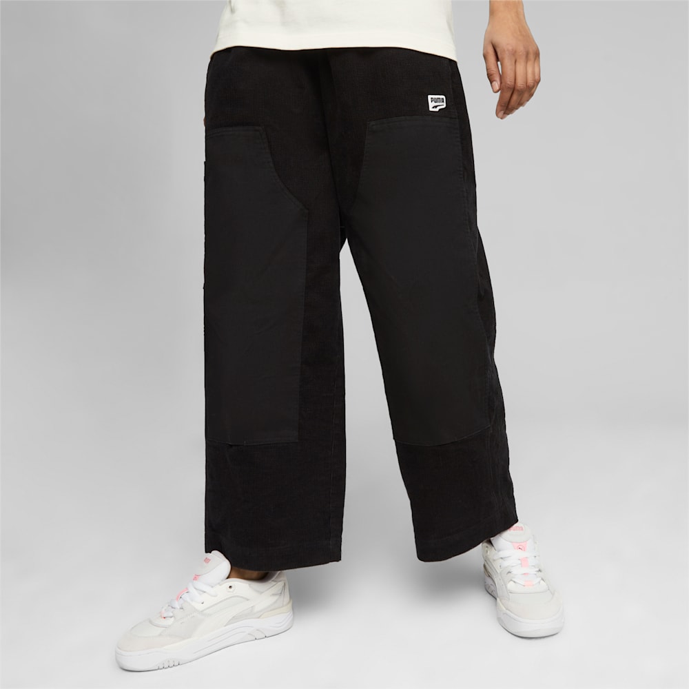 Puma DOWNTOWN Corduroy Pants - Black