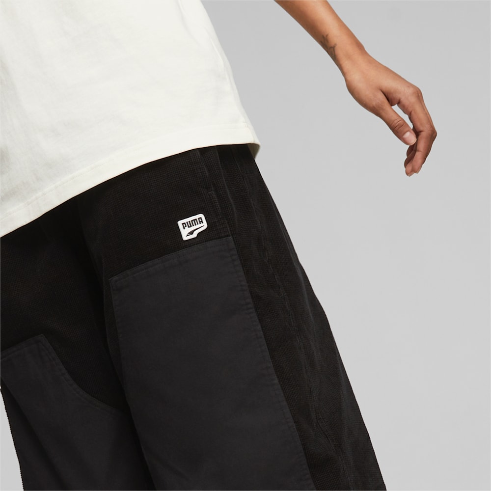 Puma DOWNTOWN Corduroy Pants - Black