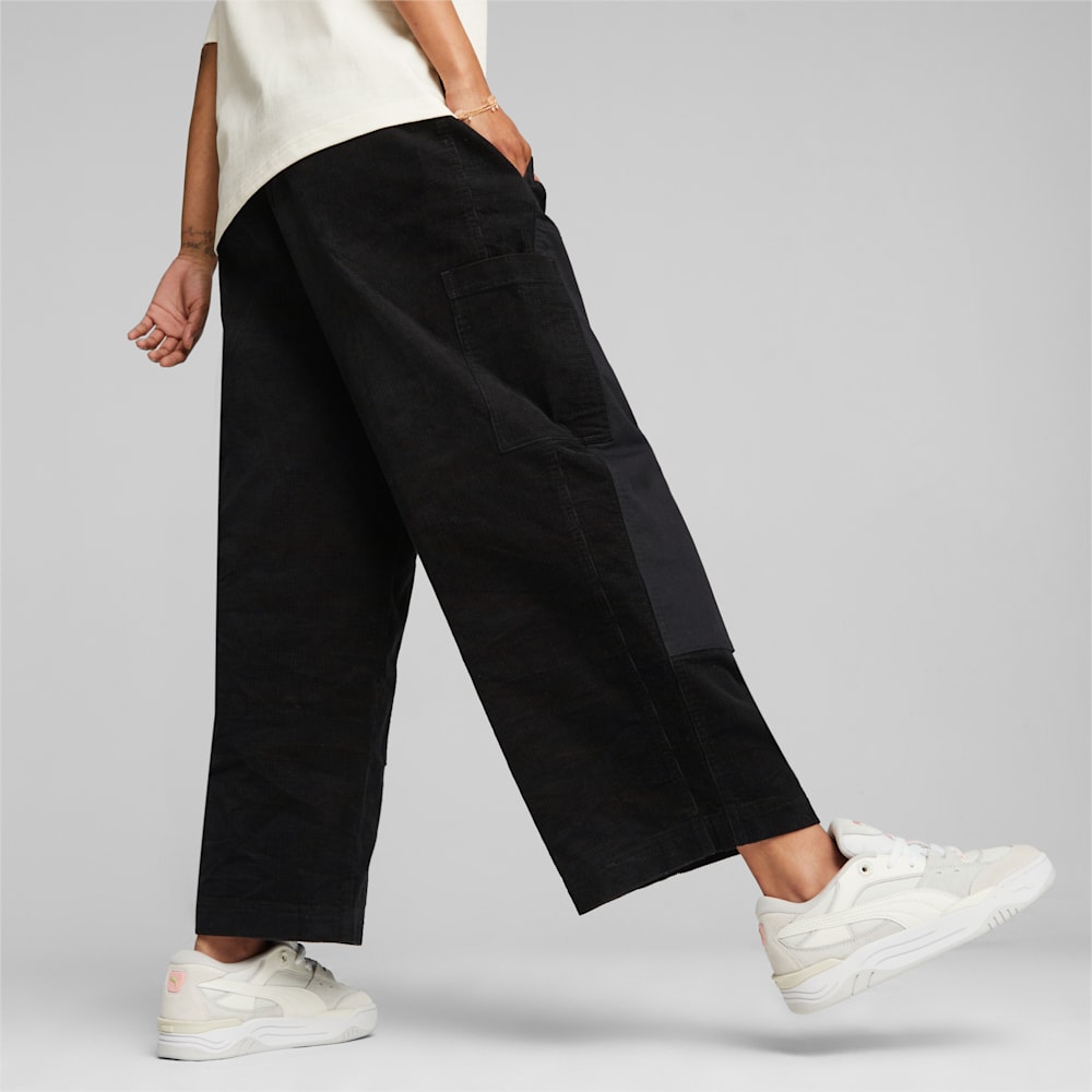 Puma DOWNTOWN Corduroy Pants - Black