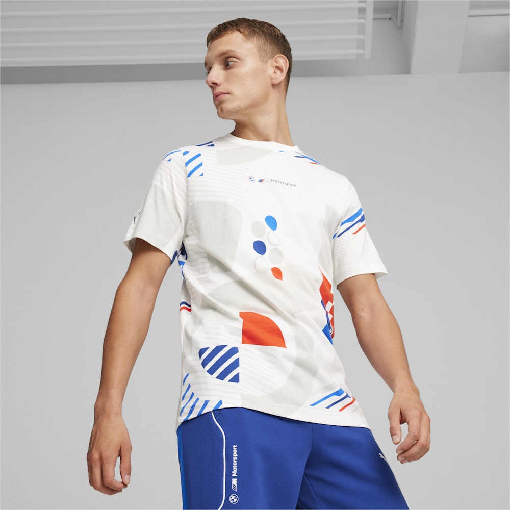 Puma BMW M Motorsport AOP Motorsports Tee - White-AOP