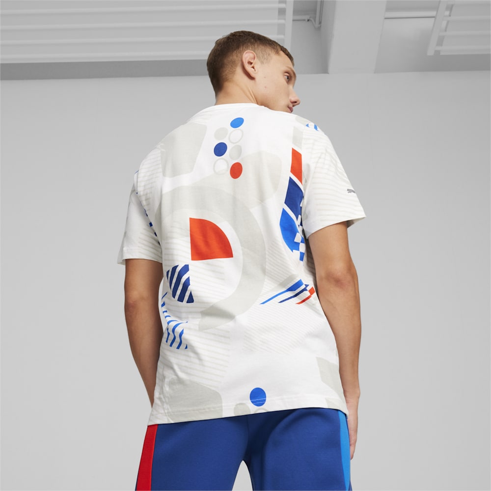 Puma BMW M Motorsport AOP Motorsports Tee - White-AOP