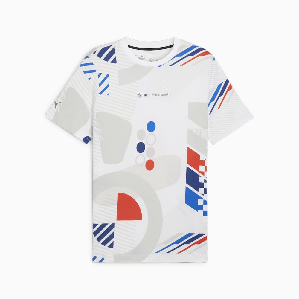 Puma BMW M Motorsport AOP Motorsports Tee - White-AOP