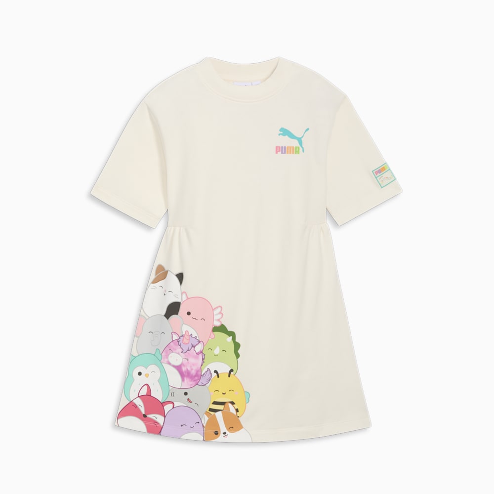 Puma PUMA x SQUISHMALLOWS Little Kids T-Shirt Dress - WARM WHITE