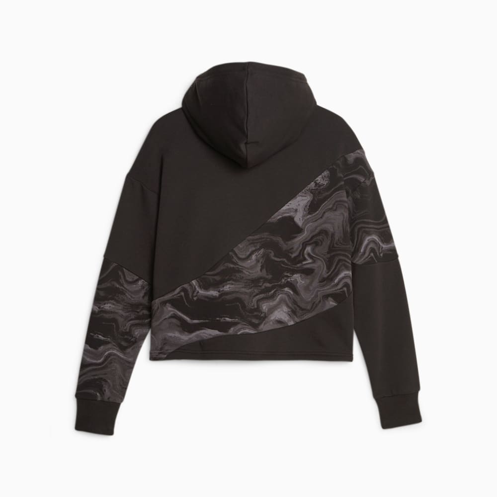 Puma POWER Marbleised Hoodie - Black