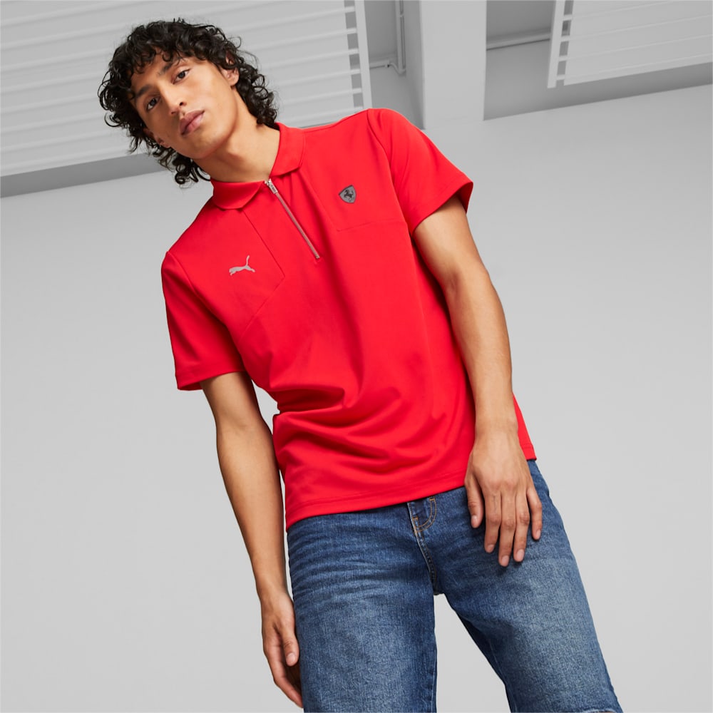 Puma Scuderia Ferrari Style Polo - Rosso Corsa