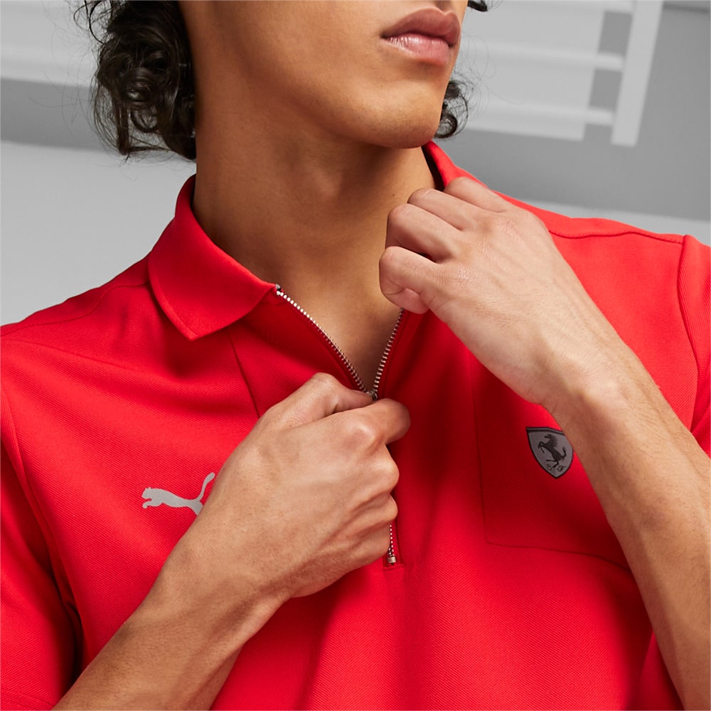 Puma Scuderia Ferrari Style Polo - Rosso Corsa