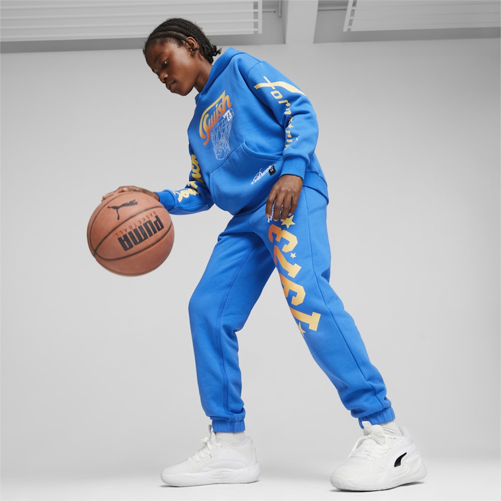 Puma Basketball Swish Big Kids Sweatpants - Racing Blue