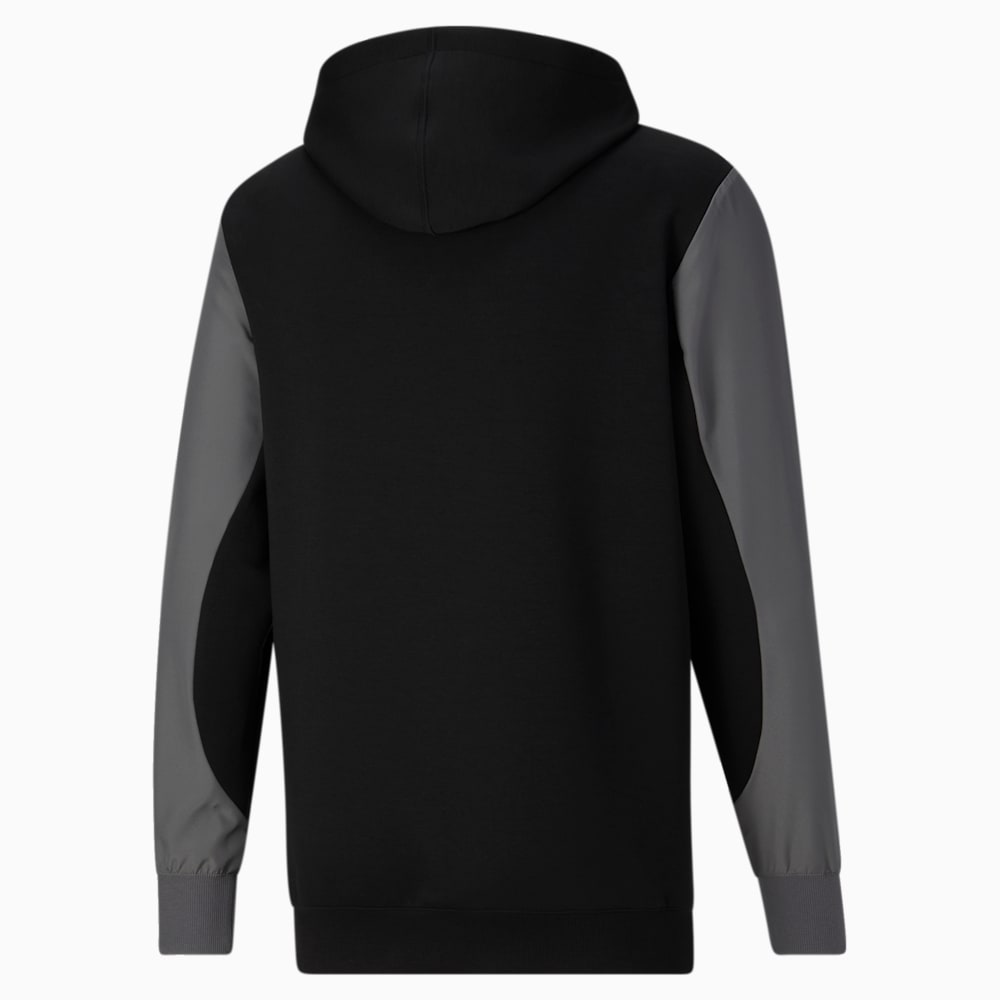 Puma x FIRST MILE Quarter-Zip Training Hoodie - CASTLEROCK-Black