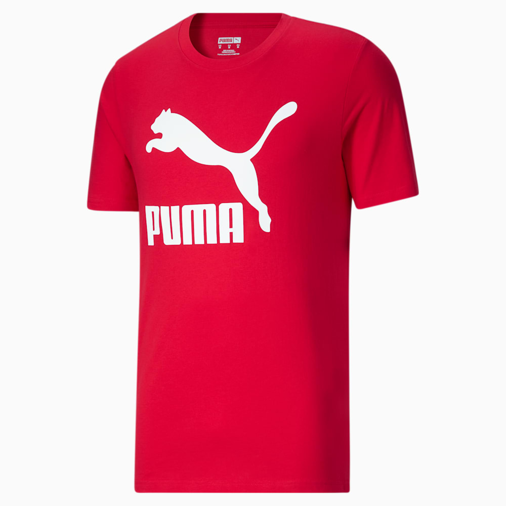 Puma Classics Logo Tee - High Risk Red-White