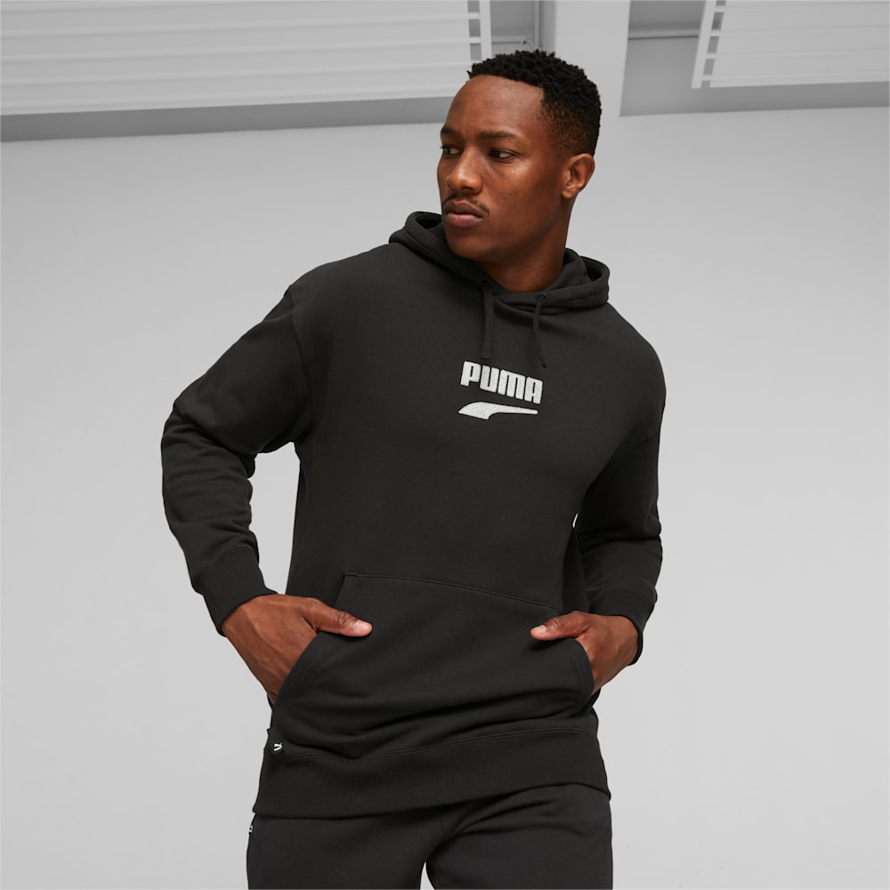 Puma DOWNTOWN Logo Hoodie - Black