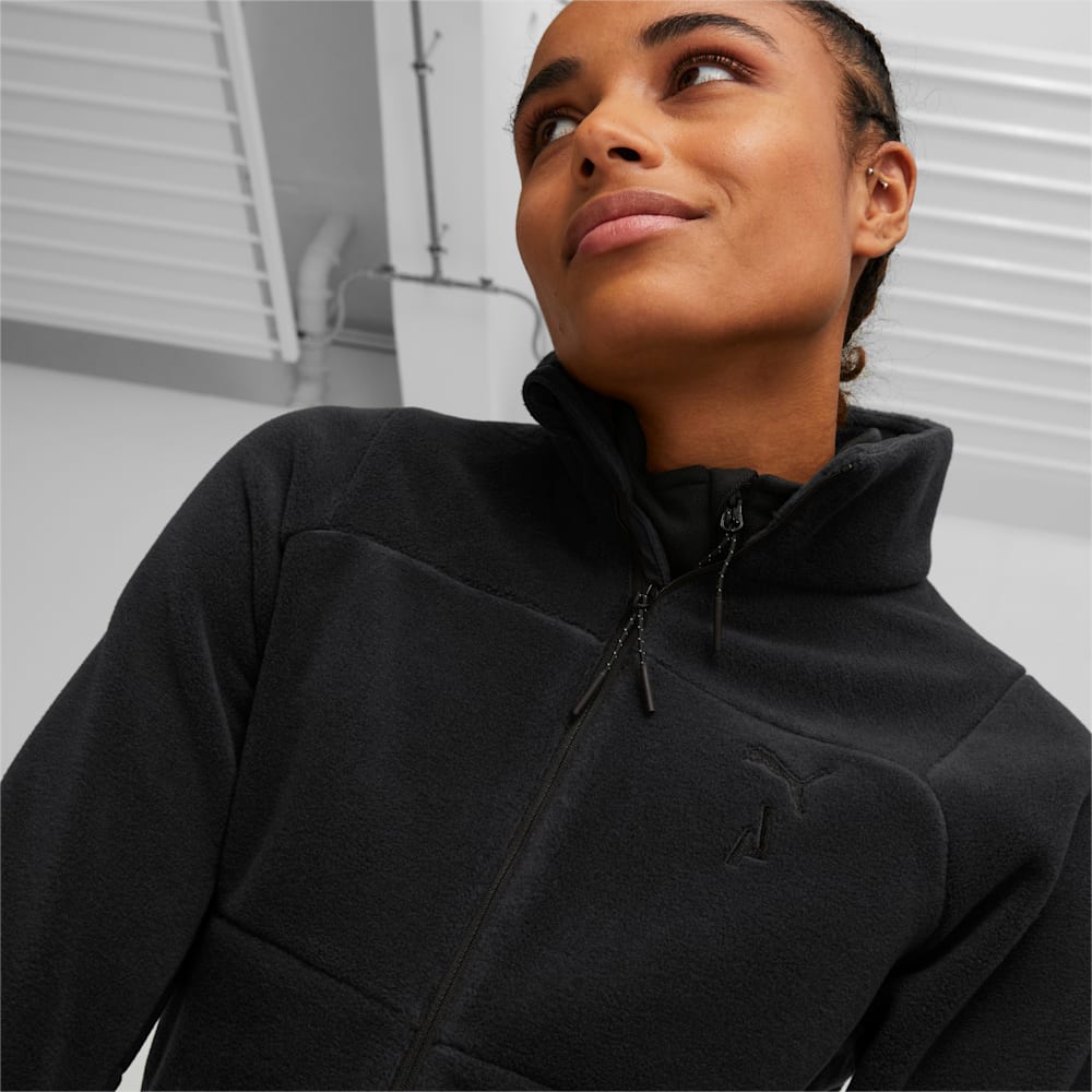 Puma SEASONS Full-Zip Running Fleece - Black