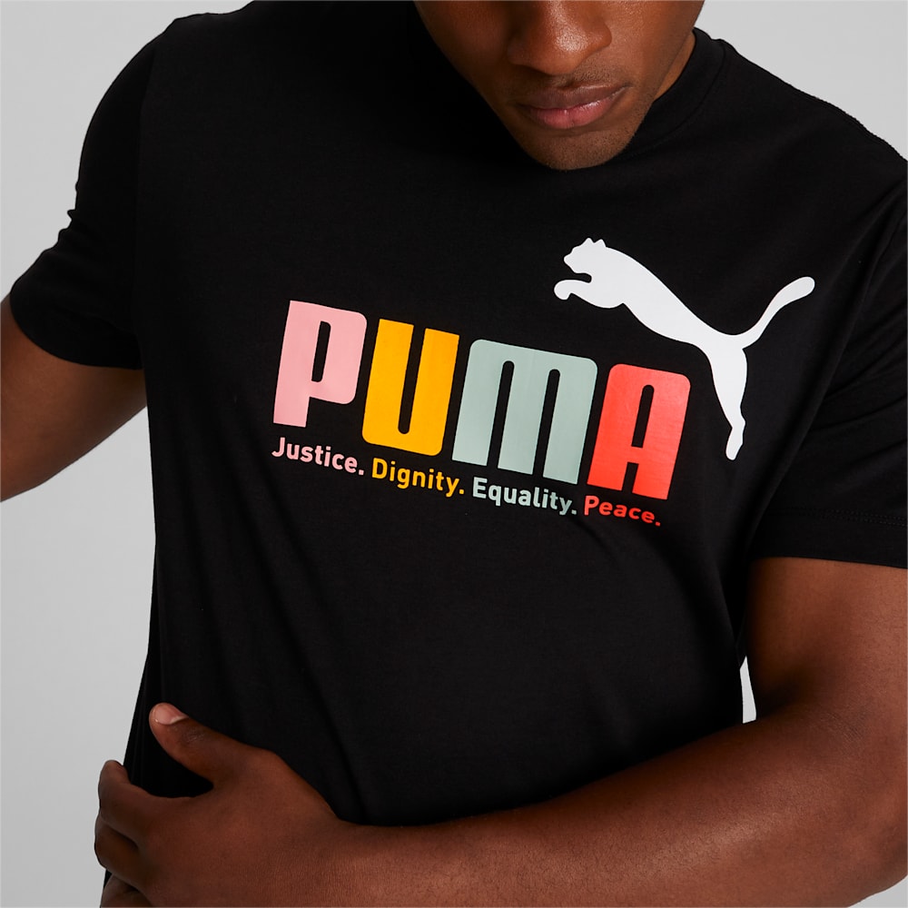 Puma Essentials+ Multicolor Tee - Black