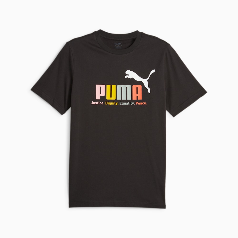 Puma Essentials+ Multicolor Tee - Black