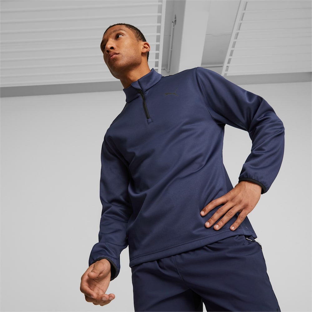 Puma Fit Training PWRFleece Quarter-zip - Navy