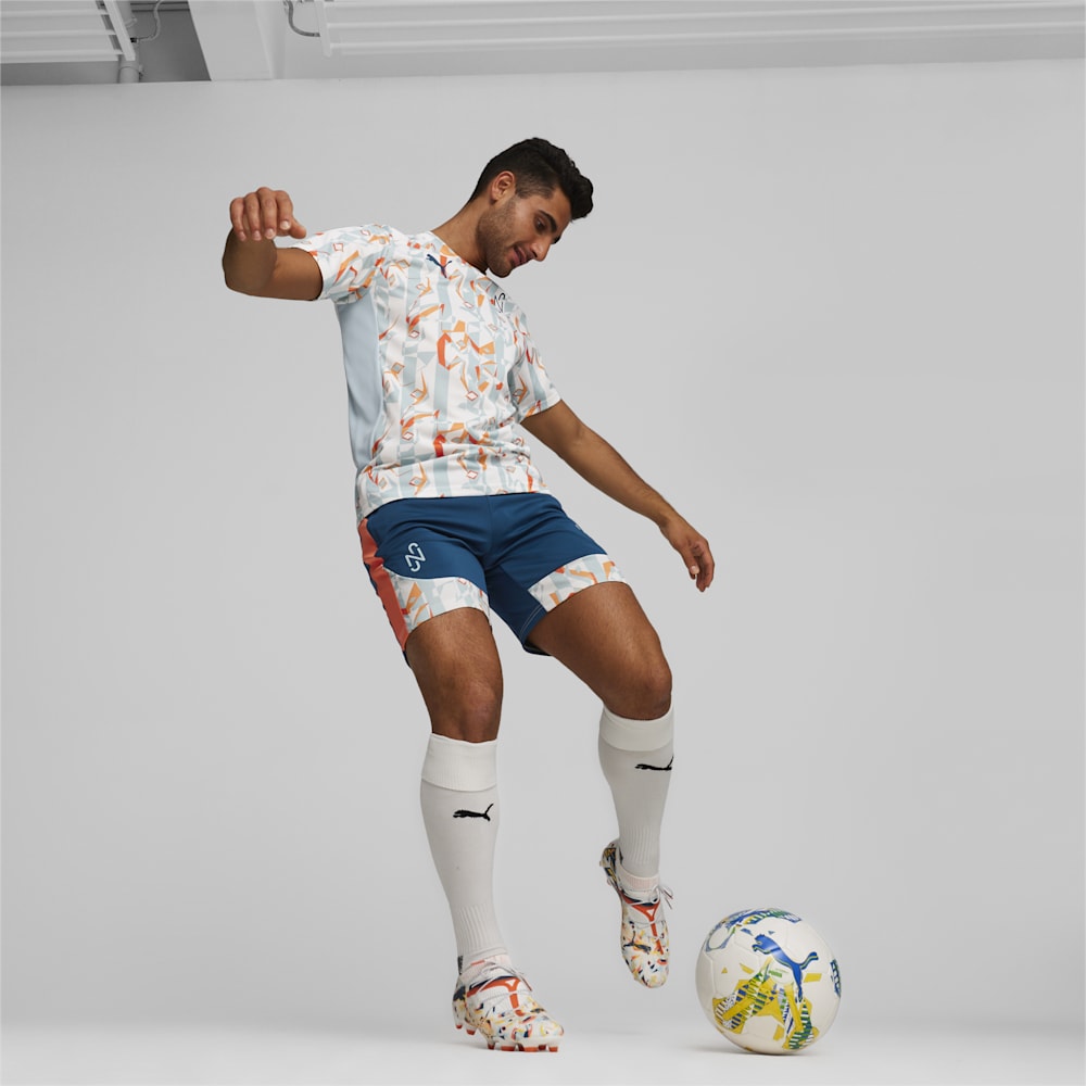 Puma x NEYMAR JR Creativity Soccer Shorts - Ocean Tropic-Hot Heat