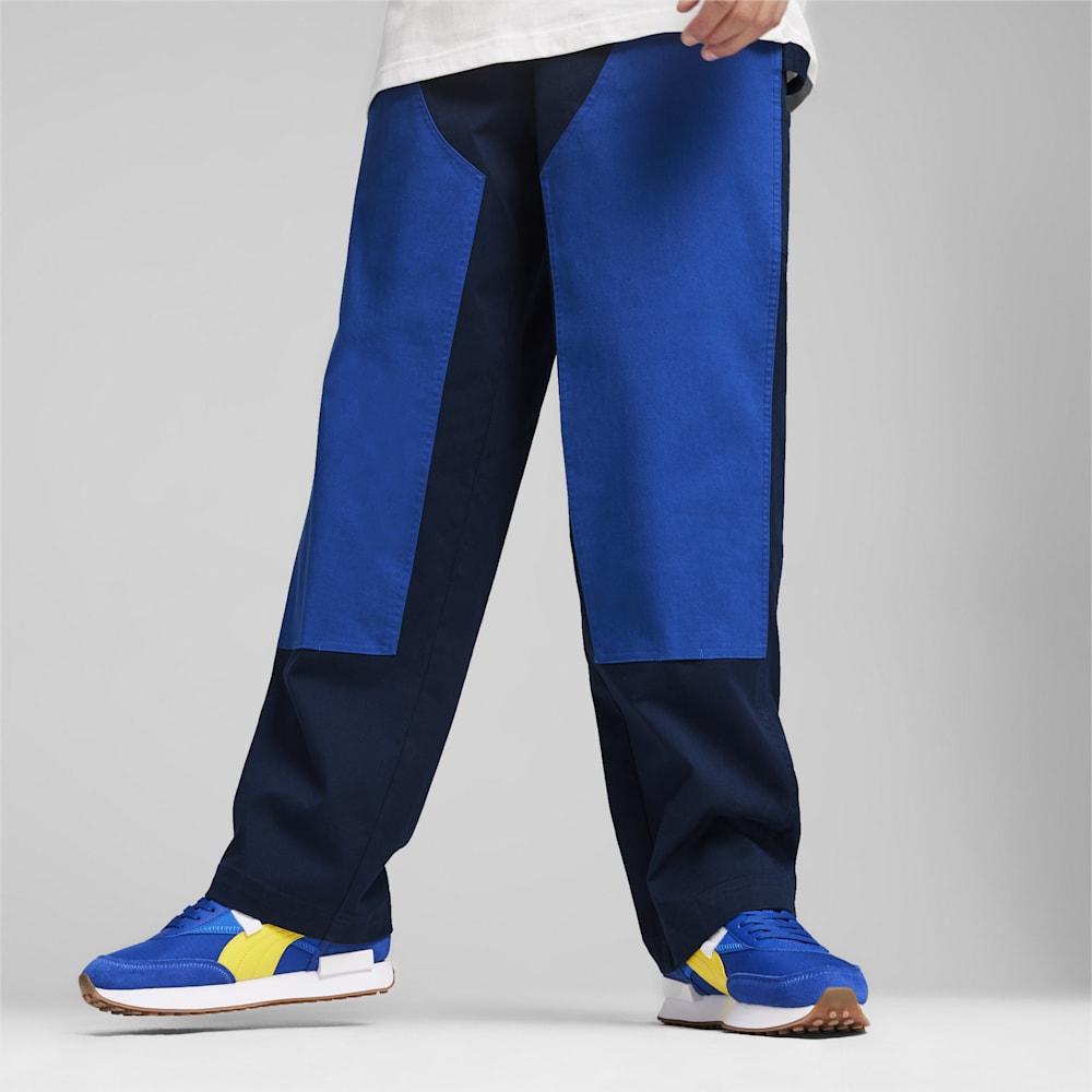 Puma DOWNTOWN Double Knee Pants - Club Navy