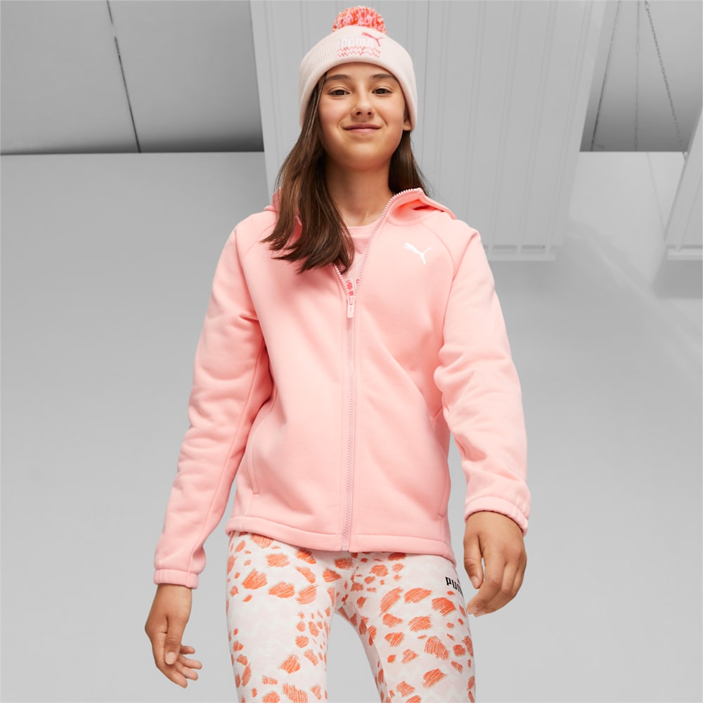 Puma Mixmatch Pom Pom Big Kids Beanie - Frosty Pink-AOP