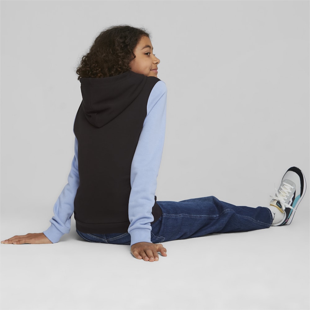 Puma Classics ColorLogo Big Kids Hoodie - Black