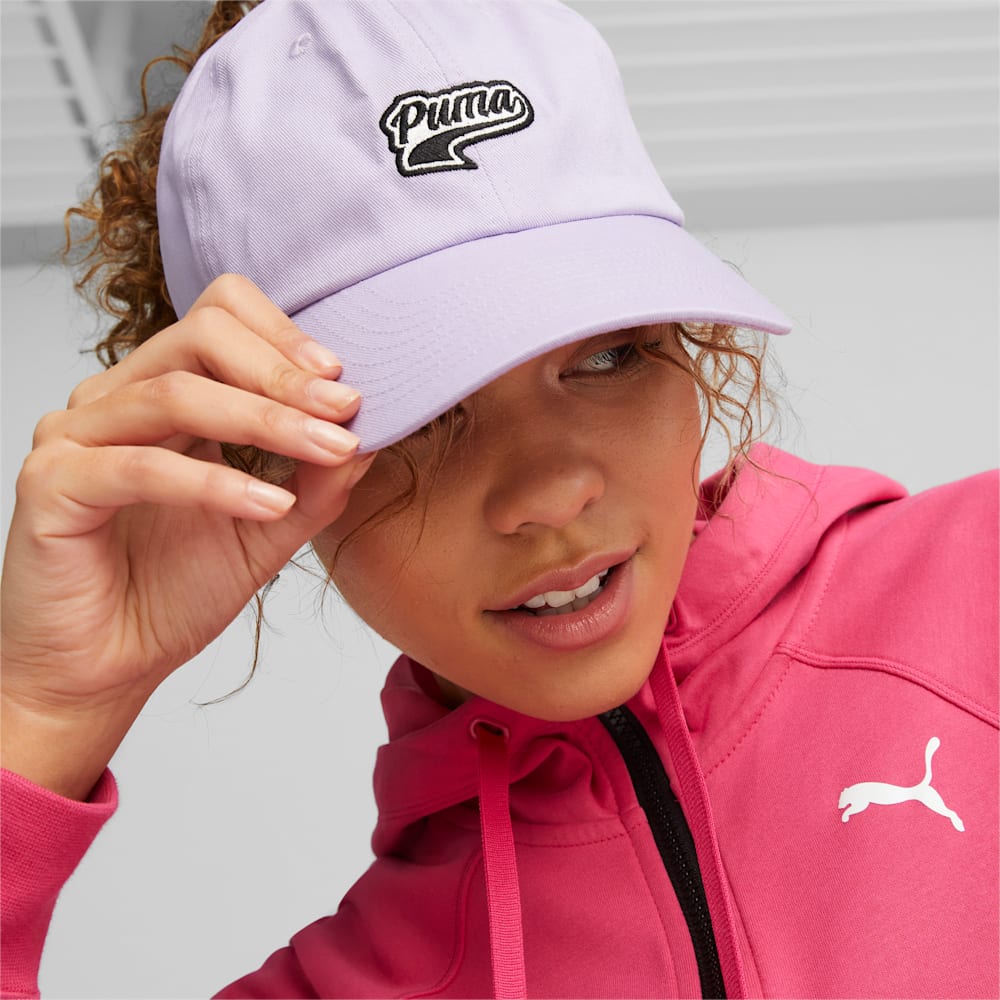 Puma Script Logo Cap - Vivid Violet