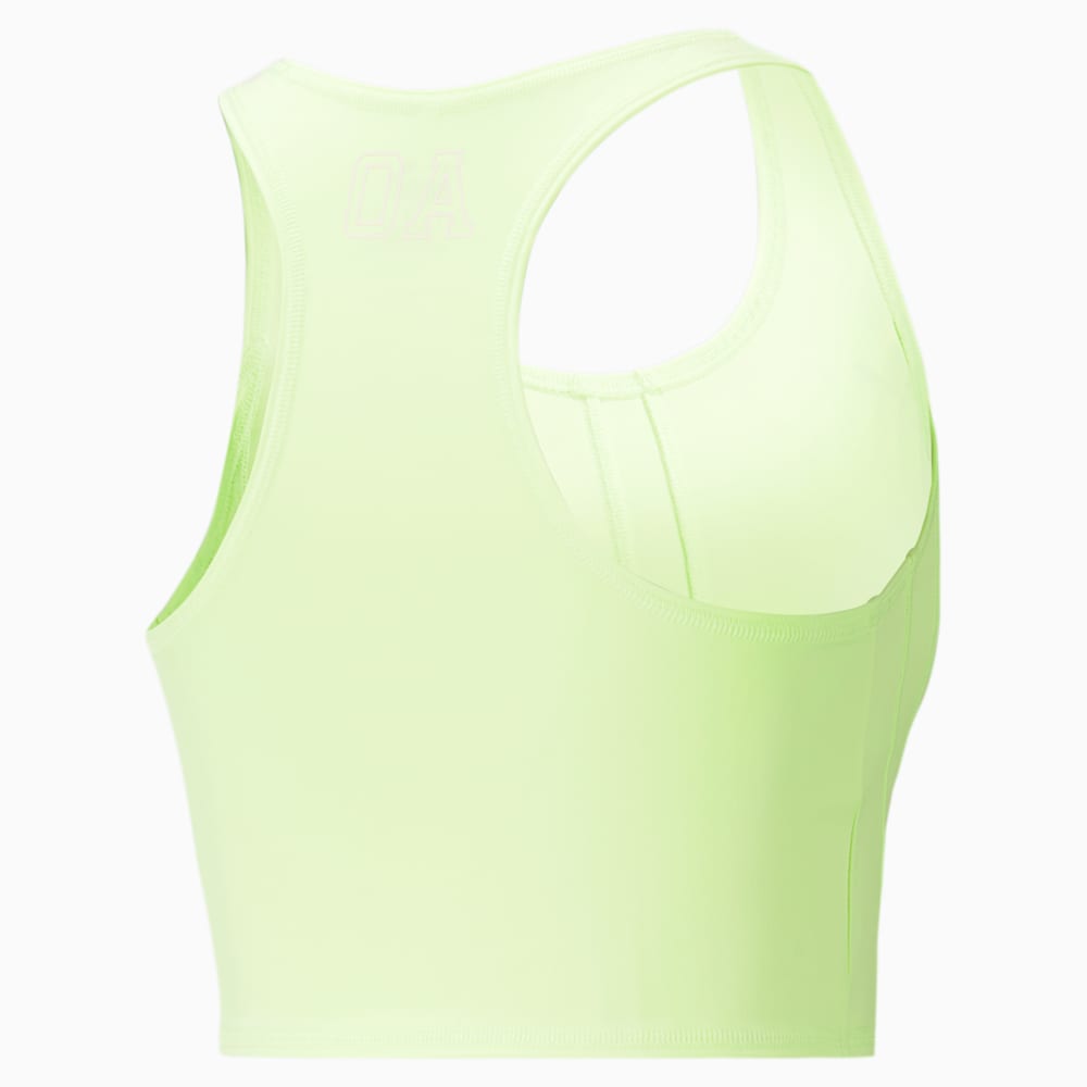 Puma x OLIVIA AMATO Running Crop Top - Fast Yellow