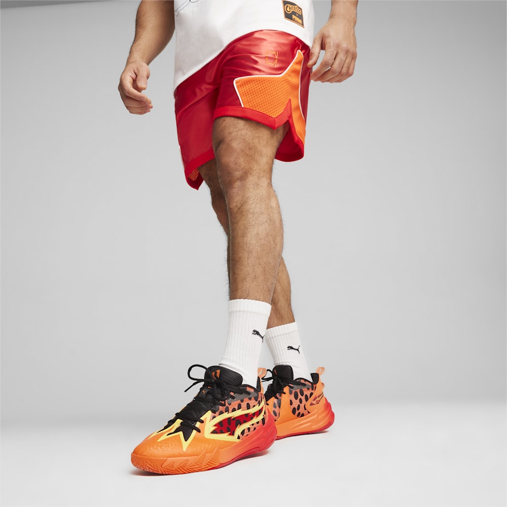 Puma HOOPS x CHEETOS® Shorts - For All Time Red-Rickie Orange