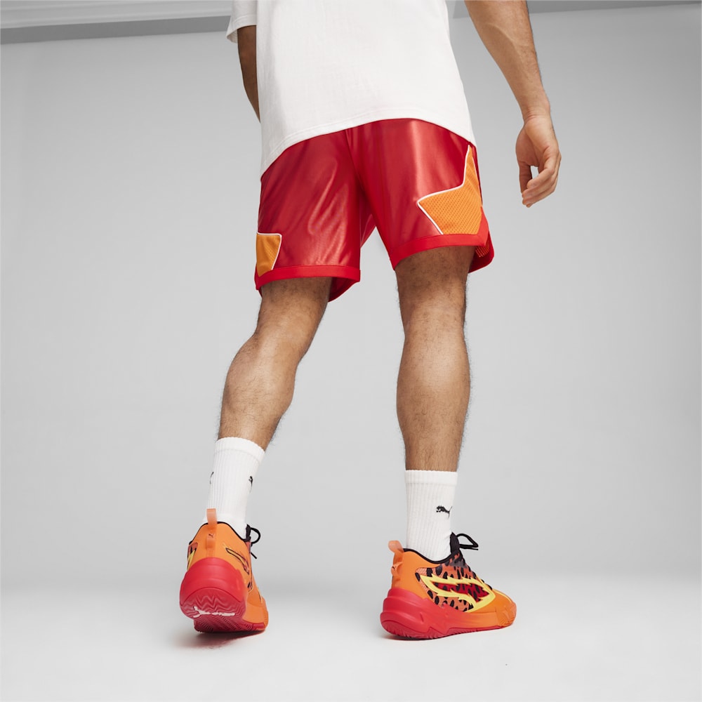 Puma HOOPS x CHEETOS® Shorts - For All Time Red-Rickie Orange