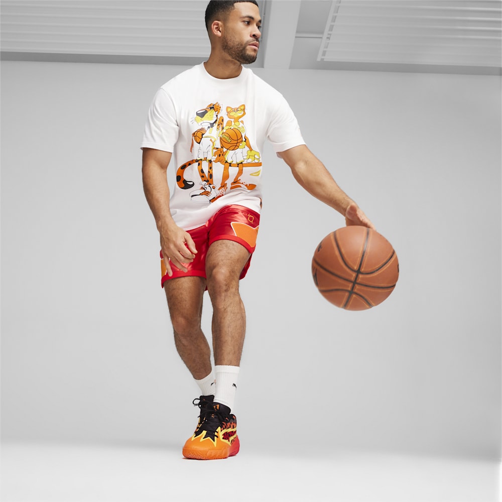 Puma HOOPS x CHEETOS® Shorts - For All Time Red-Rickie Orange