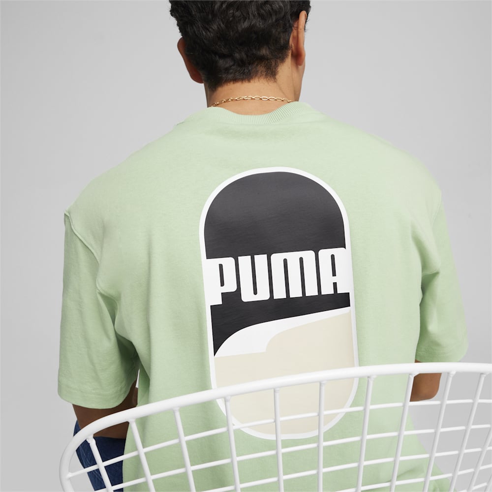 Puma DOWNTOWN 180 Logo Tee - Pure Green