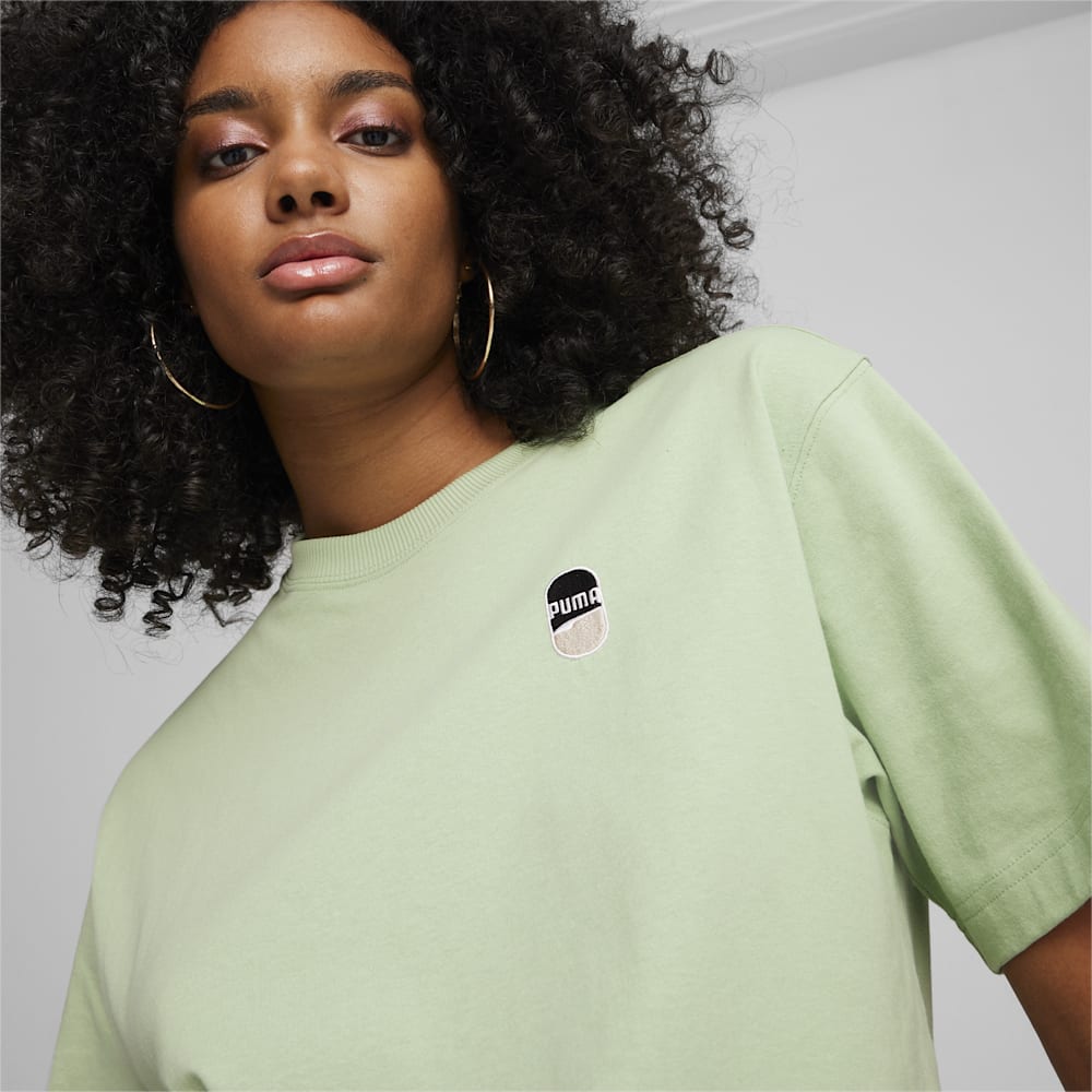 Puma DOWNTOWN 180 Logo Tee - Pure Green